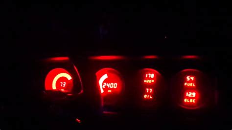 Intellitronix 3rd Gen Firebird Digital Dash Running At Night Youtube