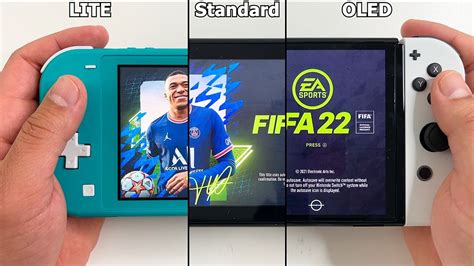 Fifa Side By Side Comparison Nintendo Switch Lite Vs Standard Vs