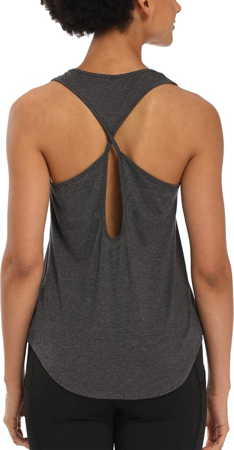 Cnjuyee Workout Tops For Women Open Back Tank Top Cute Sleeveless