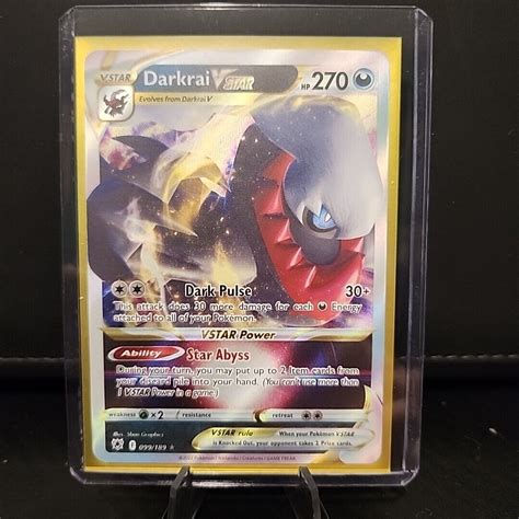 Pokémon TCG Darkrai VSTAR Astral Radiance 099 189 Holo Ultra Rare eBay