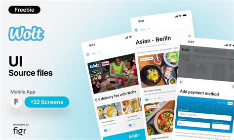 Wolt App UI - Free UI Kit (Recreated) | Figma