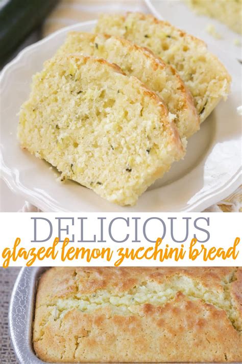 Glazed Lemon Zucchini Bread Recipe Video Lil Luna