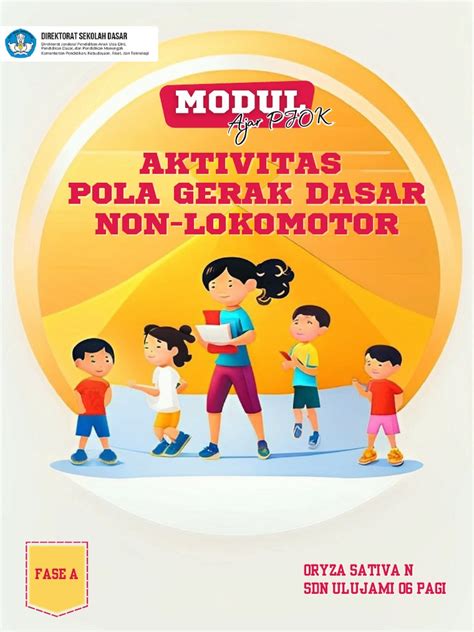 Modul Ajar Pendidikan Jasmani Olahraga Dan Kesehatan Pjok