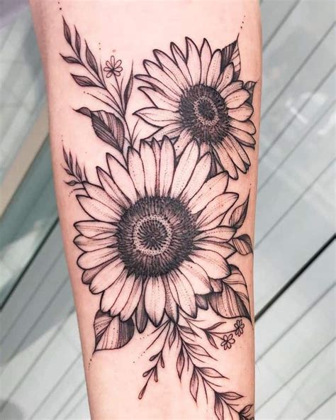 135 Sunflower Tattoo Ideas Best Rated Designs In 2021