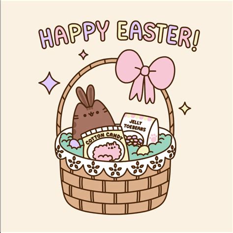 Pusheen Cat Easter Wallpapers Wallpaper Cave