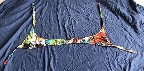 Y2K VTG SPEEDO 2 PC Bikini 70s Inspired Palm Sunset P Gem