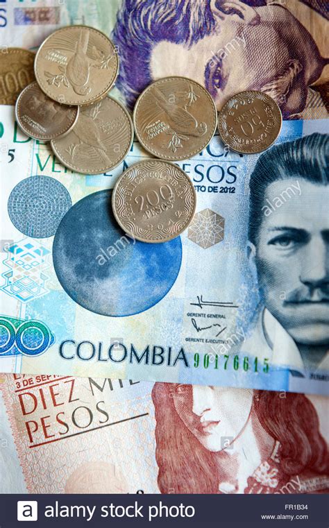 Colombian Currency Stock Photos And Colombian Currency Stock Images Alamy