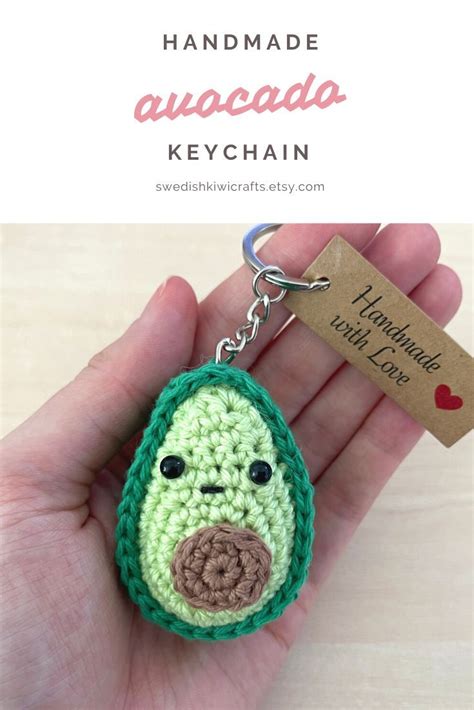 Avocado Keychain Free Crochet Pattern Artofit