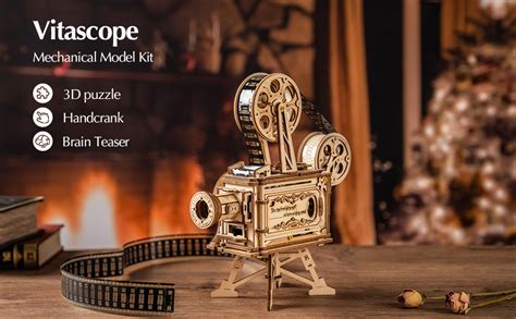 Rokr 3d Wooden Puzzle For Adults Vitascope Model Building Kit Wooden