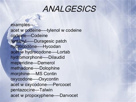 Analgesics