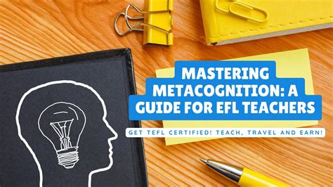 Mastering Metacognition A Guide For Efl Teachers Youtube