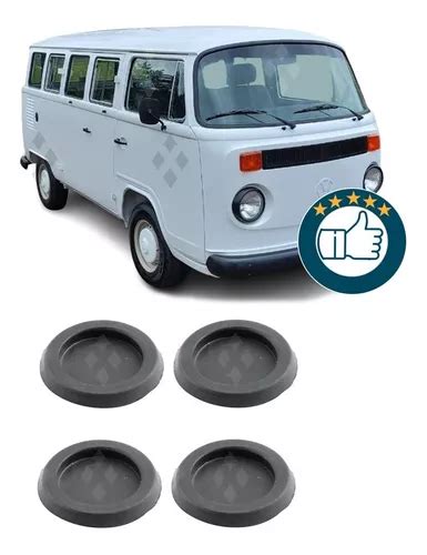 4 Tampão Assoalho Volkswagen Kombi 87 A 96 Furo 40 Mm Parcelamento