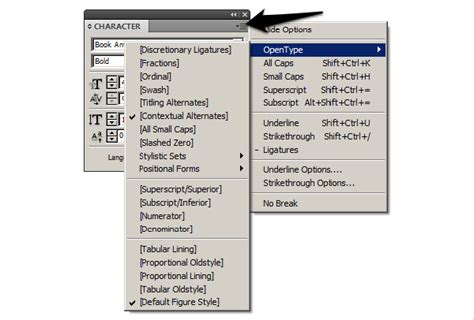 How To Use The Character Panel In Adobe Indesign