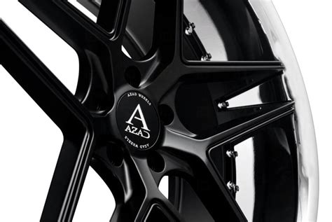 Azad Az Wheels Gloss Black With Chrome Ss Lip Rims