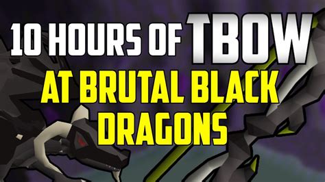 Osrs Loot From Hours Of Tbow At Brutal Black Dragons Youtube