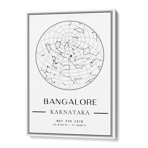 custom minimalist white star maps personalized gift idea wall journals