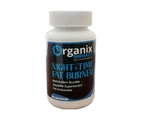 Organix Farmacy Night Time Fat Burner Capsules Makro