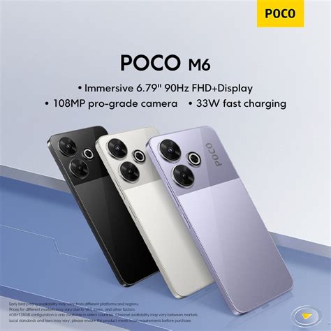 POCO M6 Powered By Xiaomi HyperOS 6 128G 8 256G Global Version With 1