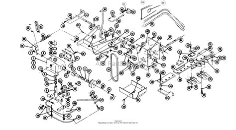 Toro SMS 506 50 Sickle Bar Mower 1966 Parts Diagram For PARTS LIST