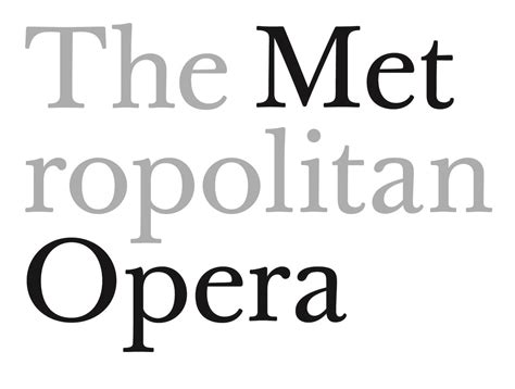 The Metropolitan Opera By Pentagram Paula Scher Metropolitan Opera