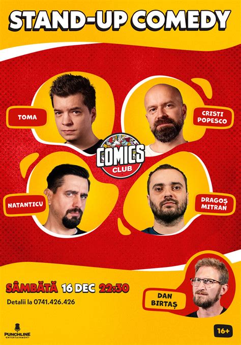 Bilete Stand up cu Cristi Toma Natanticu și Mitran la ComicsClub