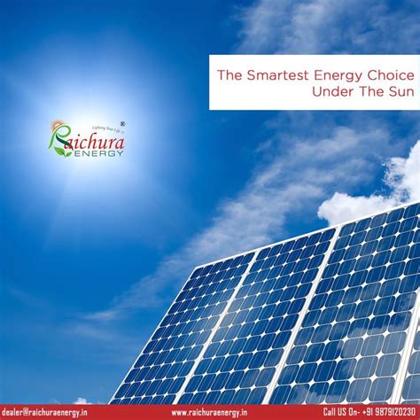 The Smartest Energy Choice Under The Sun For More Information Visit