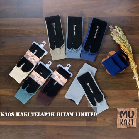 Jual Kaos Kaki Jempol Warna Limited Telapak Hitam Nylon Mukaki Shopee