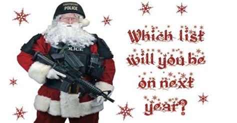 Merry Christmas Enjoy Your Rights Violating Ts” From The Police