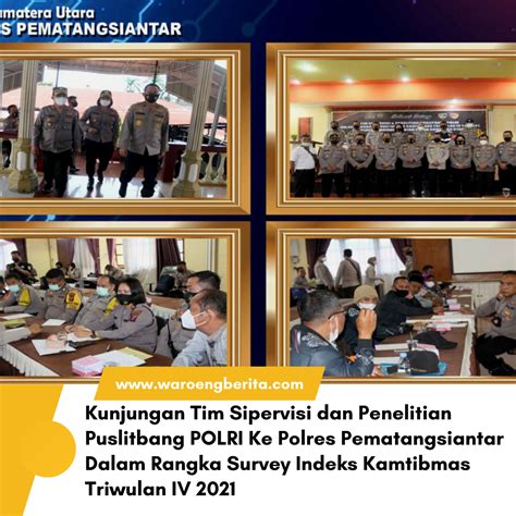 Tim Supervisi Dan Penelitian Puslitbang Polri Datangi Polres