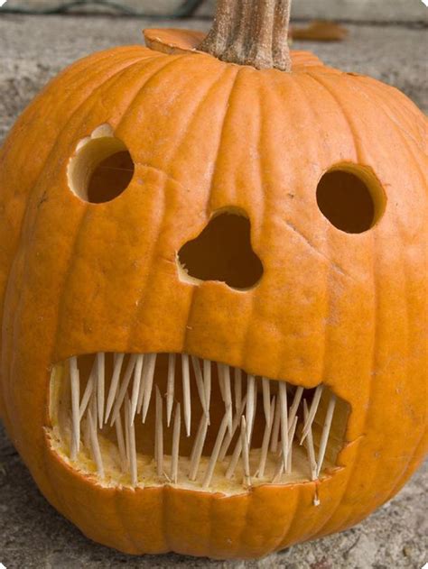 Toothpick Teeth Pumpkin Carving Do It Yourself Remodeling Pintere