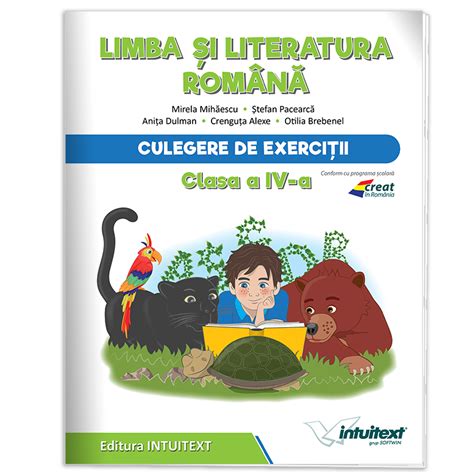 Limba I Literatura Rom N Culegere De Exerci Ii Pentru Clasa A Iva