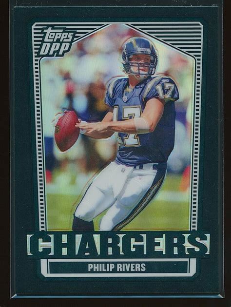 Philip Rivers 2007 Topps Draft Picks Prospects Chrome Black Refractor