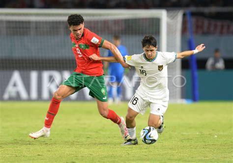 Piala Dunia U 17 Maroko Kalahkan Indonesia ANTARA Foto