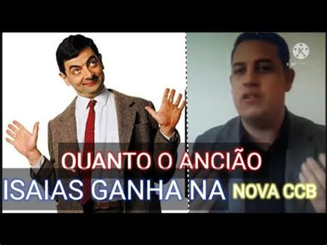 Quanto Ganha O Anci O Ir Isaias Fco Morato Na Nova Ccb Comunidade