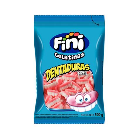 Balas De Gelatina Dentaduras G Fini Shopee Brasil