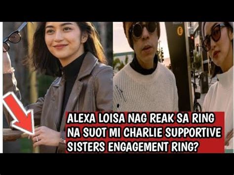 Charlie Dizon Wearing Engagement Ring Lousa Alexa Nag Reak Sa Post Ni