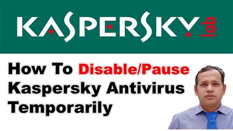 How To Disable Kaspersky Antivirus Temporarily On Windows 10 Disable