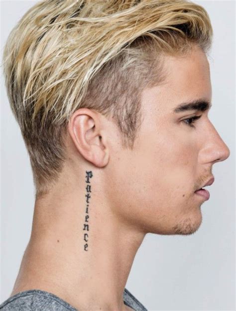 Justin Bieber Tattoo Neck A Look Into His Iconic Design Choices