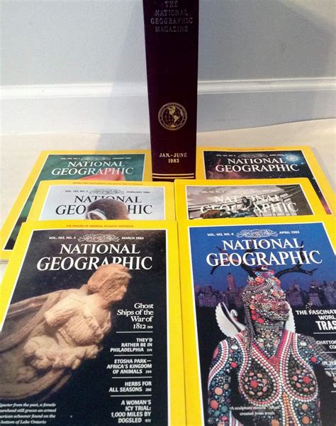 National Geographic Magazine 1983 Complete Collection January