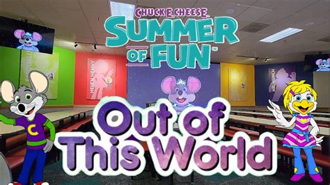 Out Of This World Full Stage Augusta Ga Chuck E Cheese Show