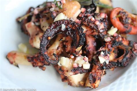 Greek Grilled Octopus With Rosemary And Thyme Recipe