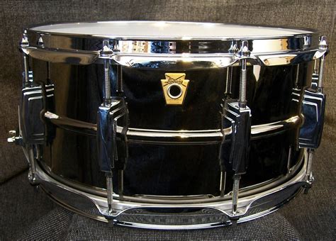 Ludwig USA Black Beauty 6 5x14 Brass Snare Drum LB417 Dales Drum Shop