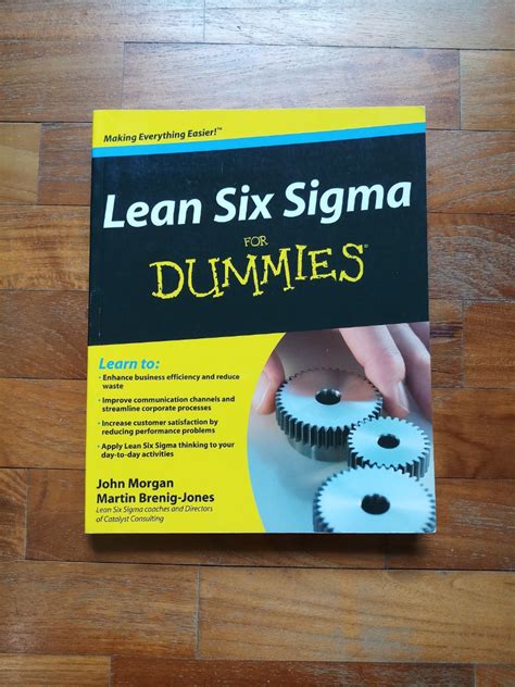 Lean Six Sigma For Dummies By John Morgan Martin Brenig Jones Hobbies And Toys Books