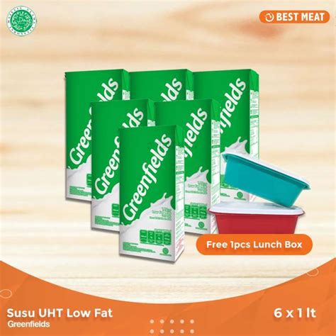 Jual Susu Greenfields Uht Low Fat L Isi Pcs Di Seller Best Meat