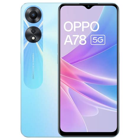 Oppo A78 5g Glowing Blue 8gb Ram 128 Storage 5000 Mah Battery