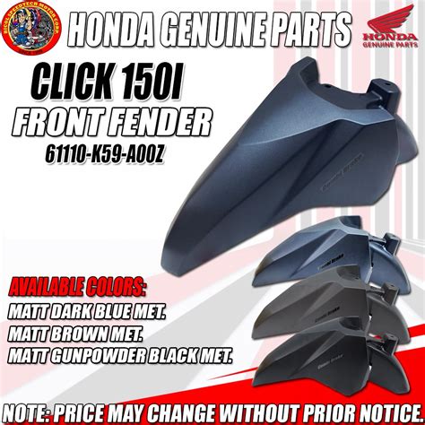 Click I V Front Fender Hpi Genuine K A Z Shopee