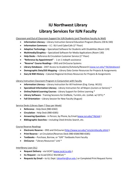 Library - Indiana University Northwest