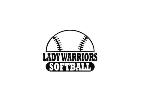 Lady Warriors Svg Warriors Softball Svg Softball Svg Svg Etsy Uk