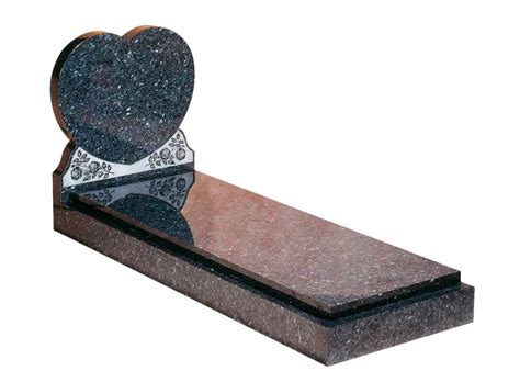 Heart Kerbed Memorial With Cover Slab Memorial Perfection