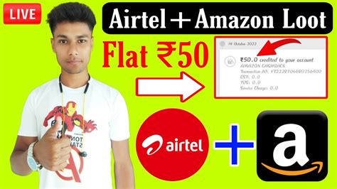 Airtel Amazon Huge Loot Cashback Airtel Thanks New Offer Flat